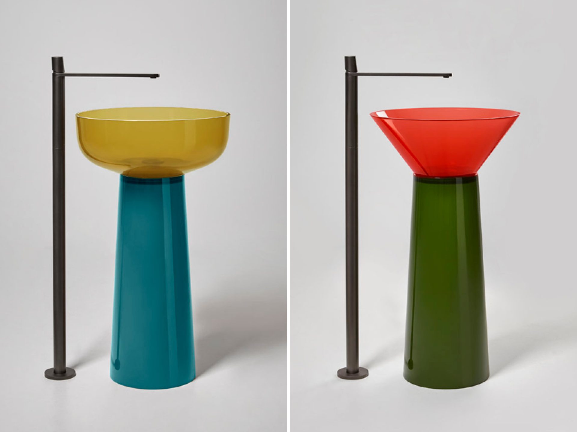 «Albume» d’Antonio Lupi est disponible en différentes combinaisons de couleurs.