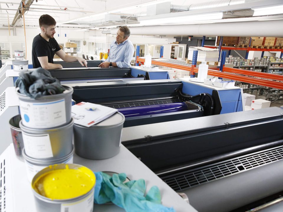 Die wirkung der druckmaschine