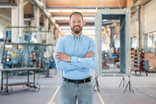 Gil Menétrey, directeur des Ascenseurs Menétrey SA