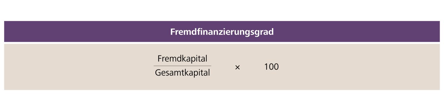 Fremdfinanzierungsgrad