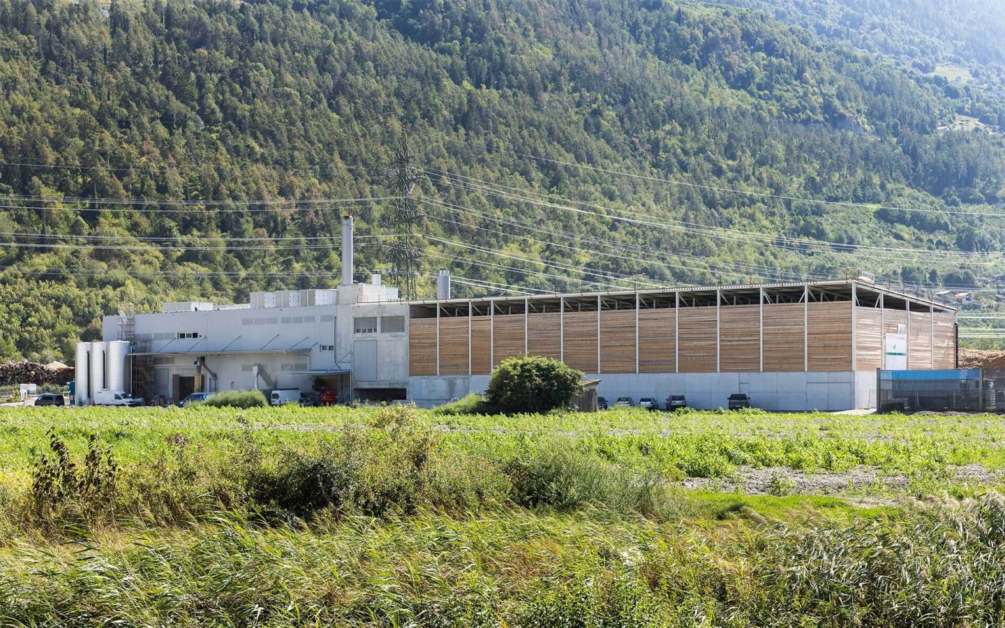 Site d'Ecoenergy Valais SA à Vétroz (VS)