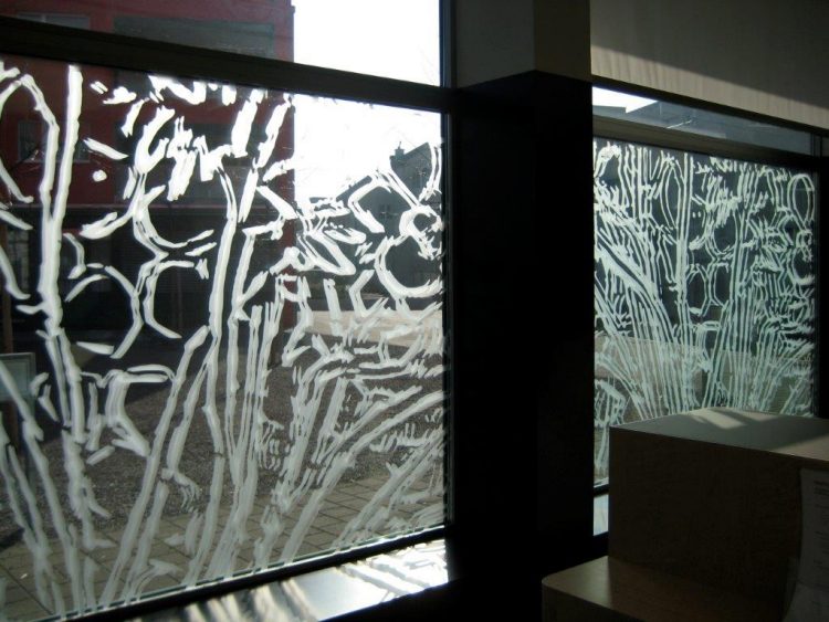 Double vitrage avec sujets identiques © Photo: Katharina Henking