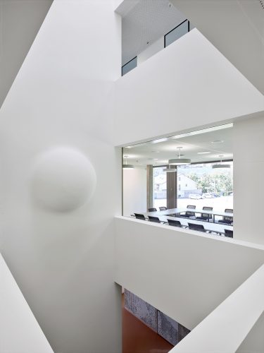 Maude Schneider, „Hémisphère“, vue au 1er étage,©Photo: Th. Jantscher