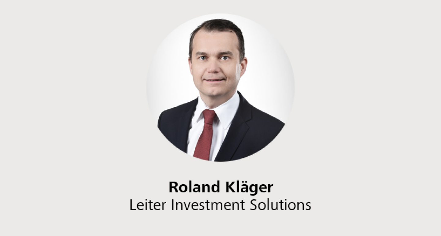 Roland Kläger - Leiter Investment Solutions bei Raiffeisen Schweiz