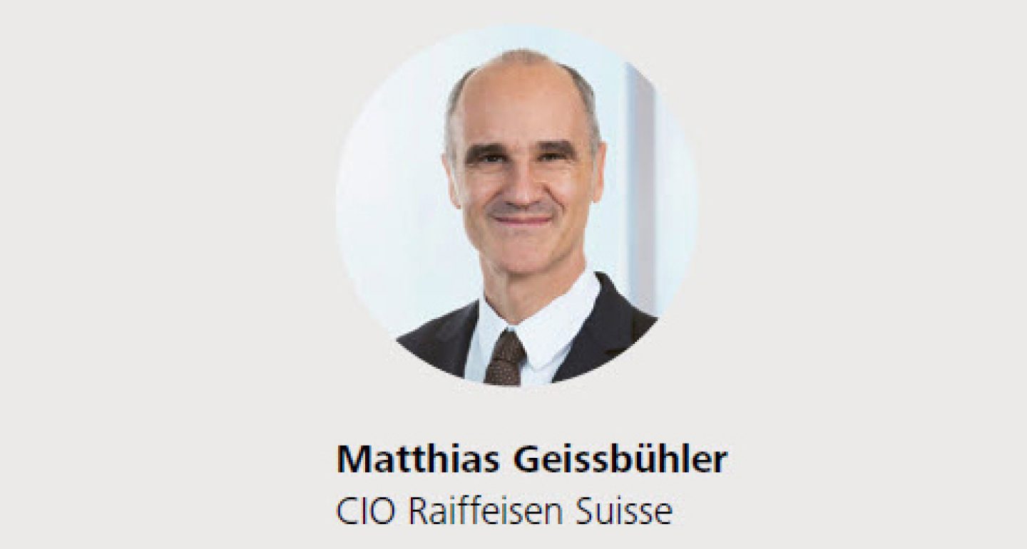 Matthias Geissbühler, CIO Raiffeisen Suisse