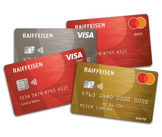 Raiffeisen Kredit- und Debitkarten
