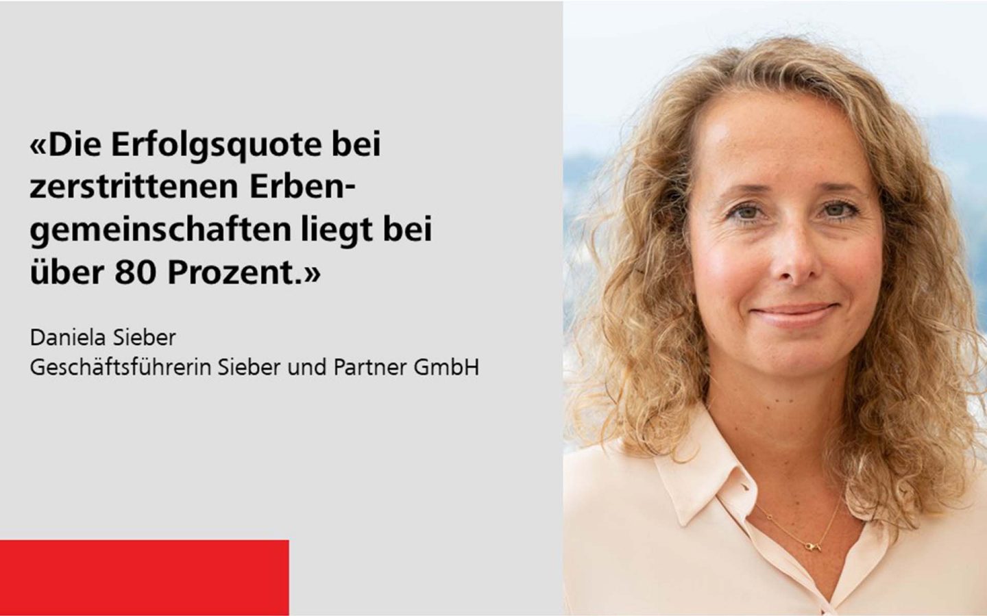 Daniela Sieber - Geschäftsführerin Sieber und Partner GmbH