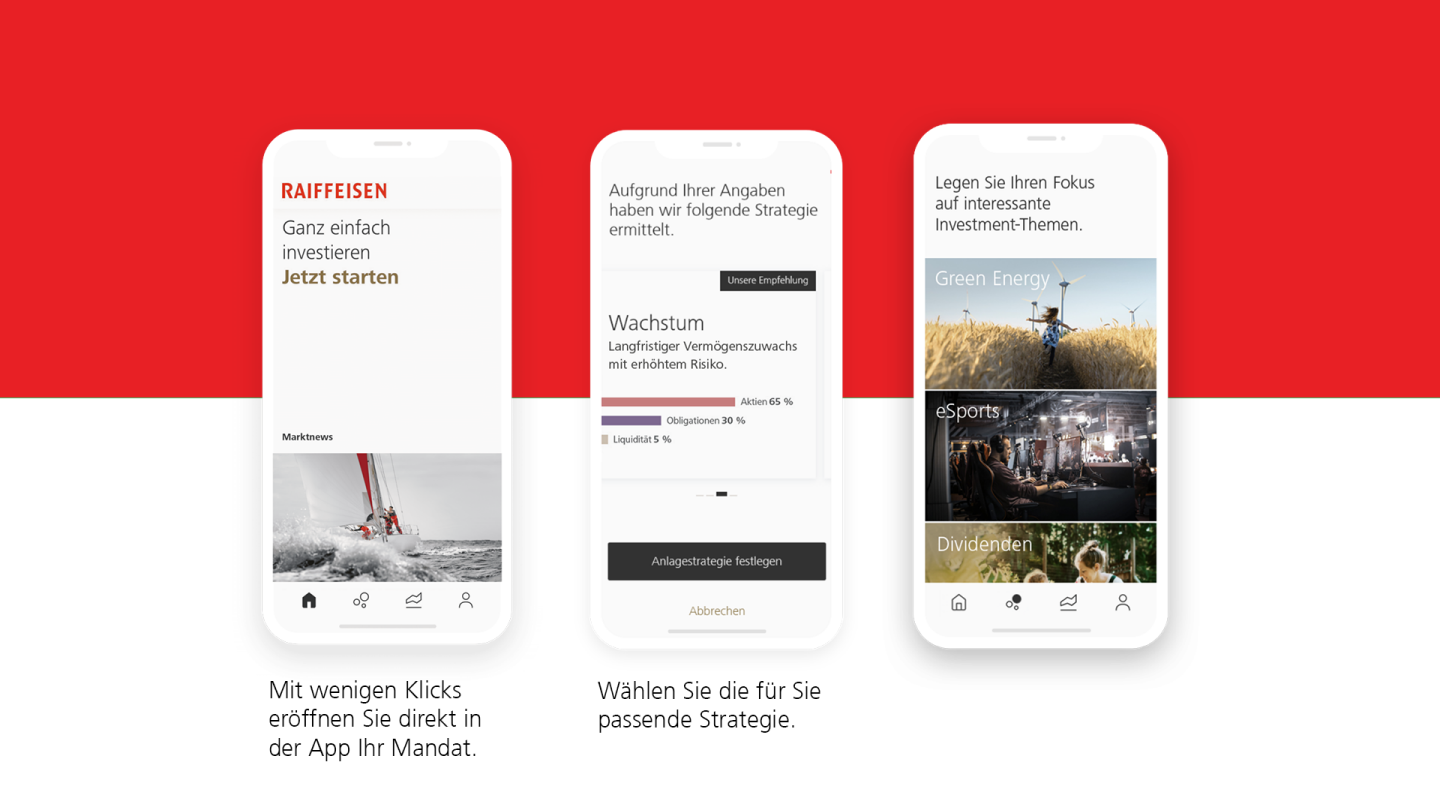 Mit wenigen Klicks gestalten Sie ein nach Ihren Bedürfnissen ausgerichtetes Portfolio, ganz unkompliziert und komplett digital