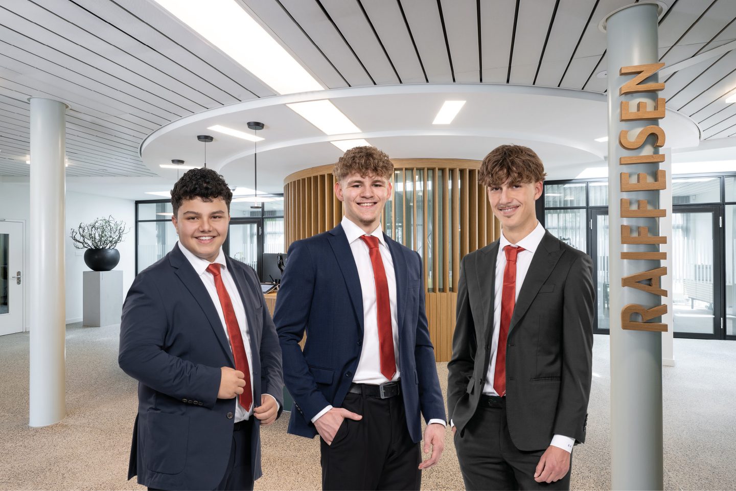 v.l.n.r.: Devin Besinci, Flavio Iantosca und Gabriel Sangari