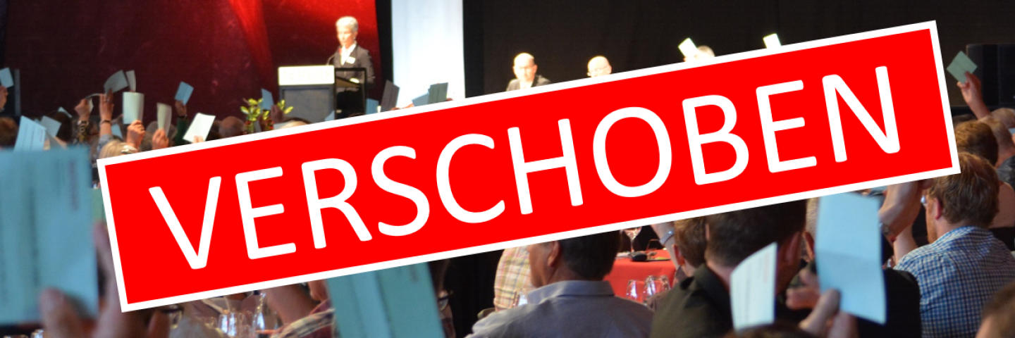 Verschiebung Generalversammlung 2020
