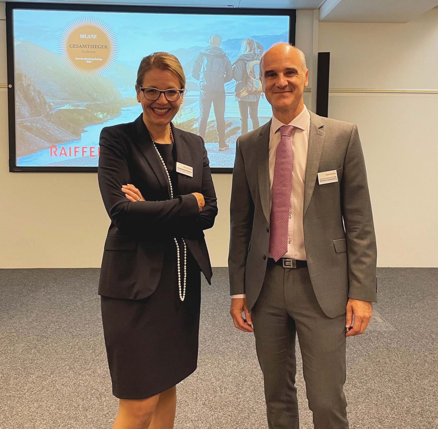 Irène Styger-Weiss und Matthias Geissbühler