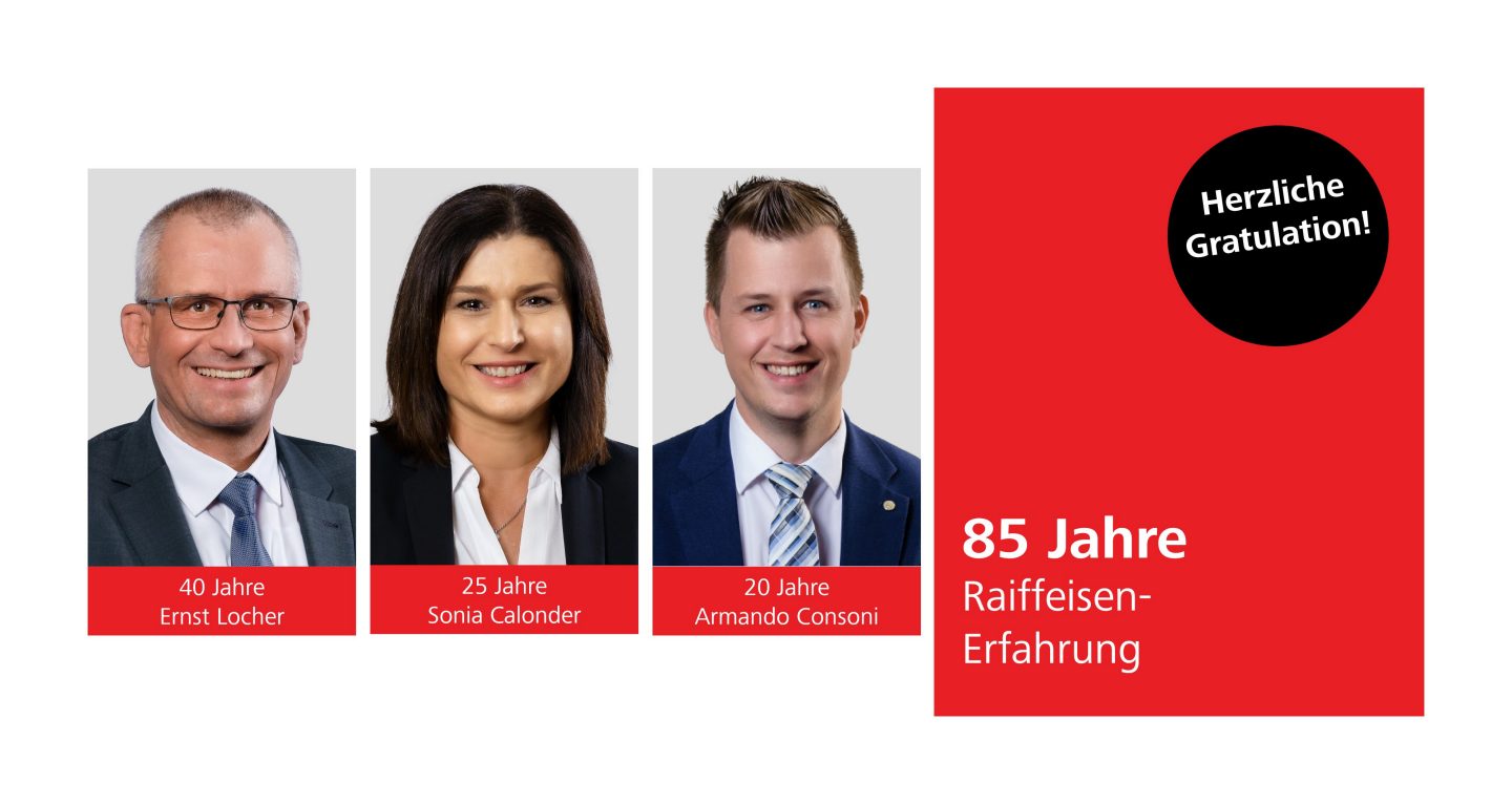 Mitarbeitende mit Dienstjubiläum 2025