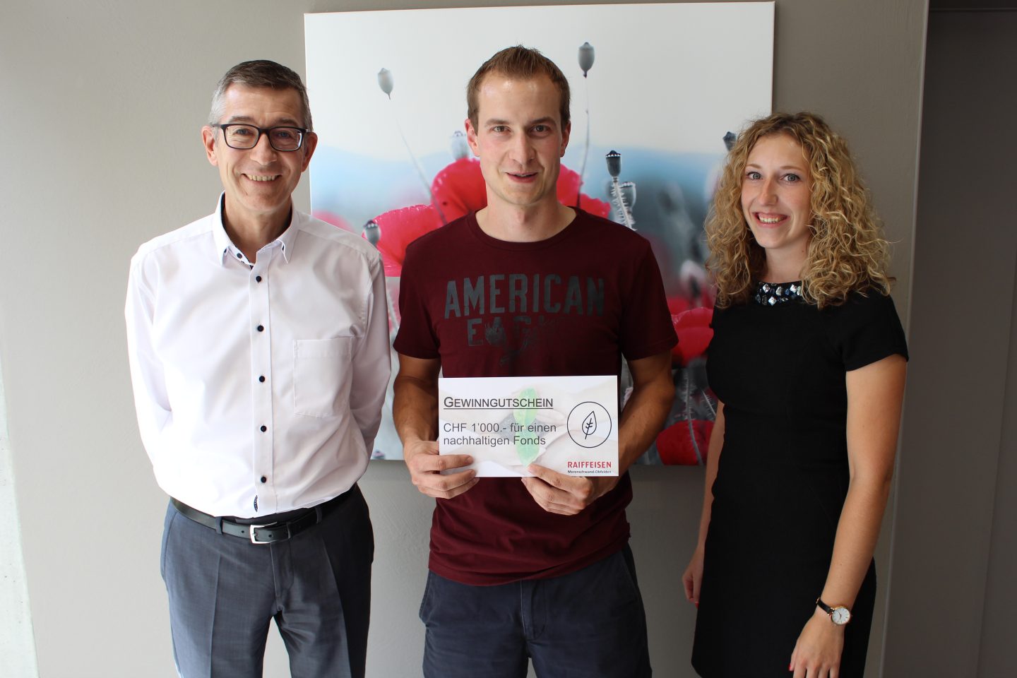 v.l.n.r.: Willy Räber, Christian Klausner, Katja Mock