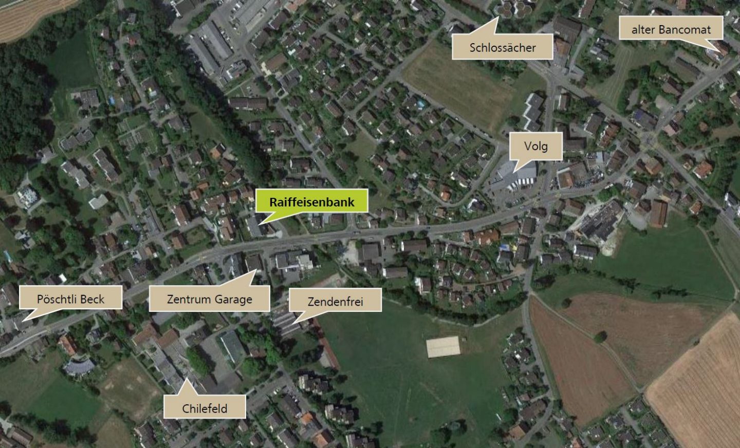 Standort Bancomat in Obfelden