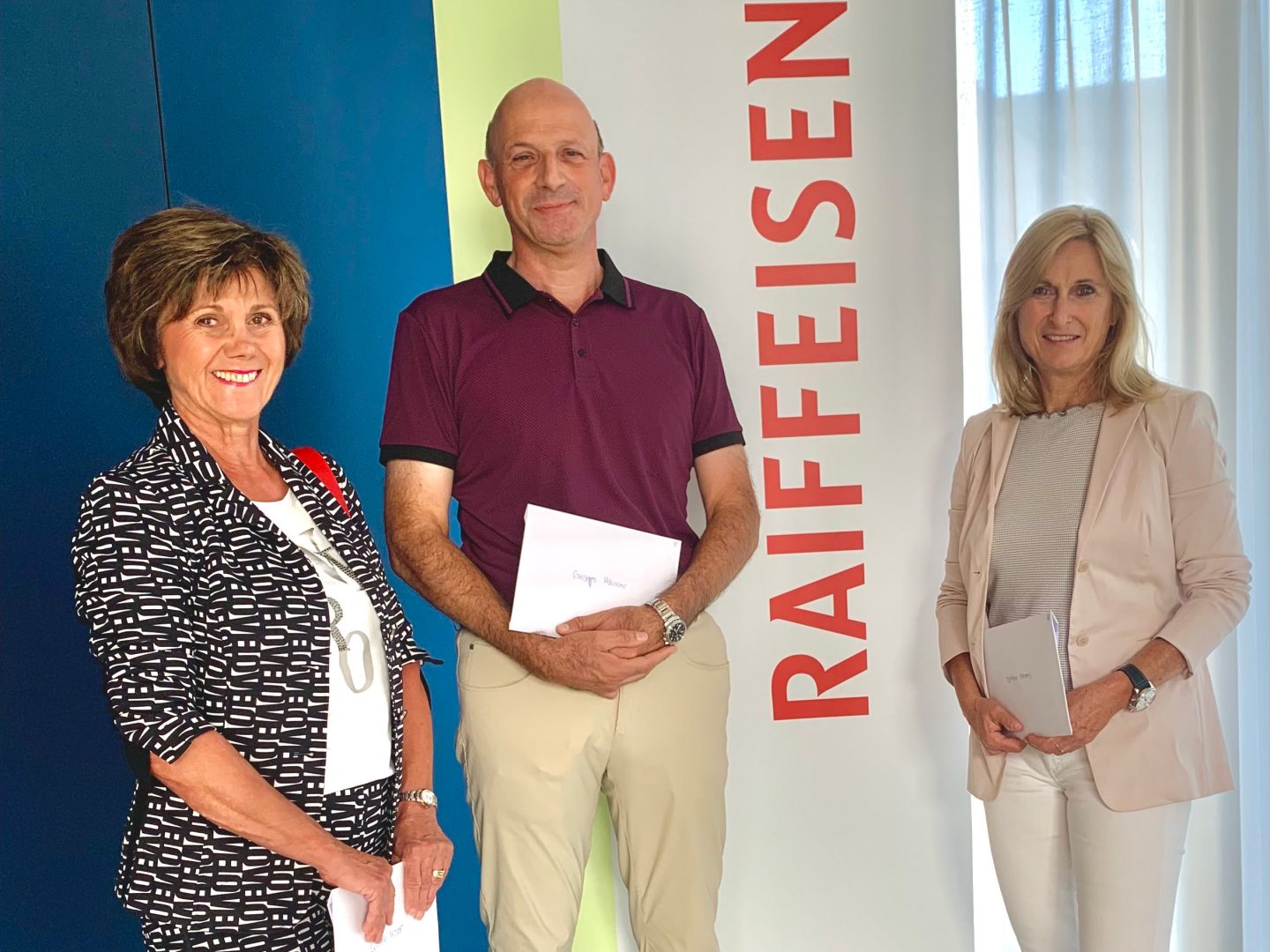 Cornelia Moser (3. Platz), Giuseppe Maiorano (1. Platz), Bettina Annen (2. Platz)