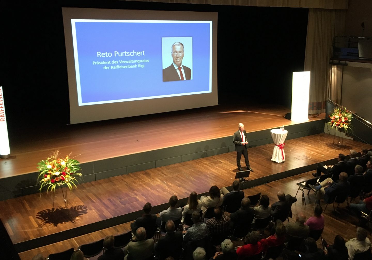 Der Fachevent «WANDEL» mit Reto Purtschert, Präsident des Verwaltungsrates der Raiffeisenbank Rigi