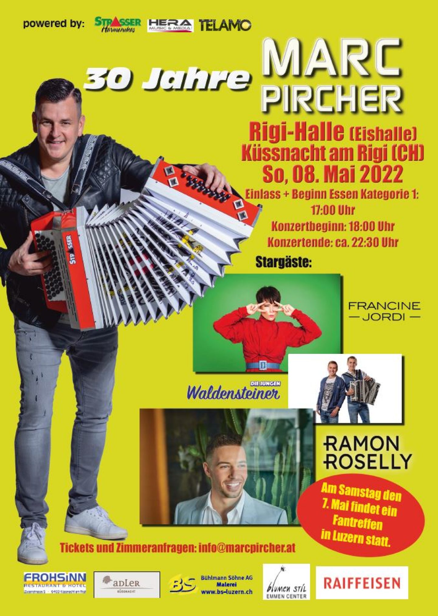 Flyer 30 Jahre Marc Pircher