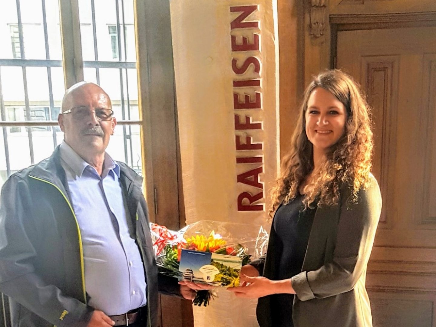 Heinrich Portmann, Gewinner dritter Preis (links)