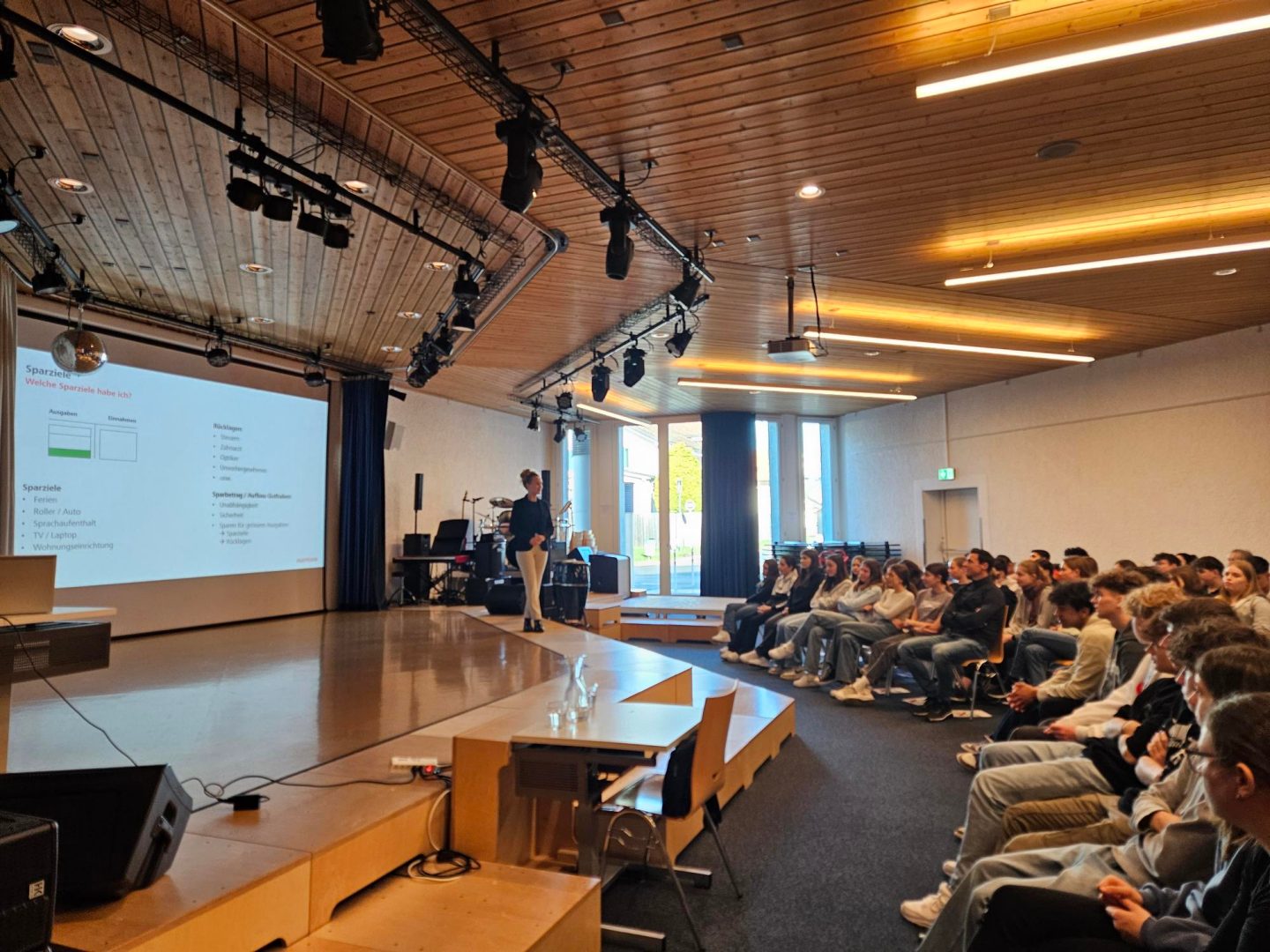 Workshop mit den 3. Oberstufenschülern in Mels