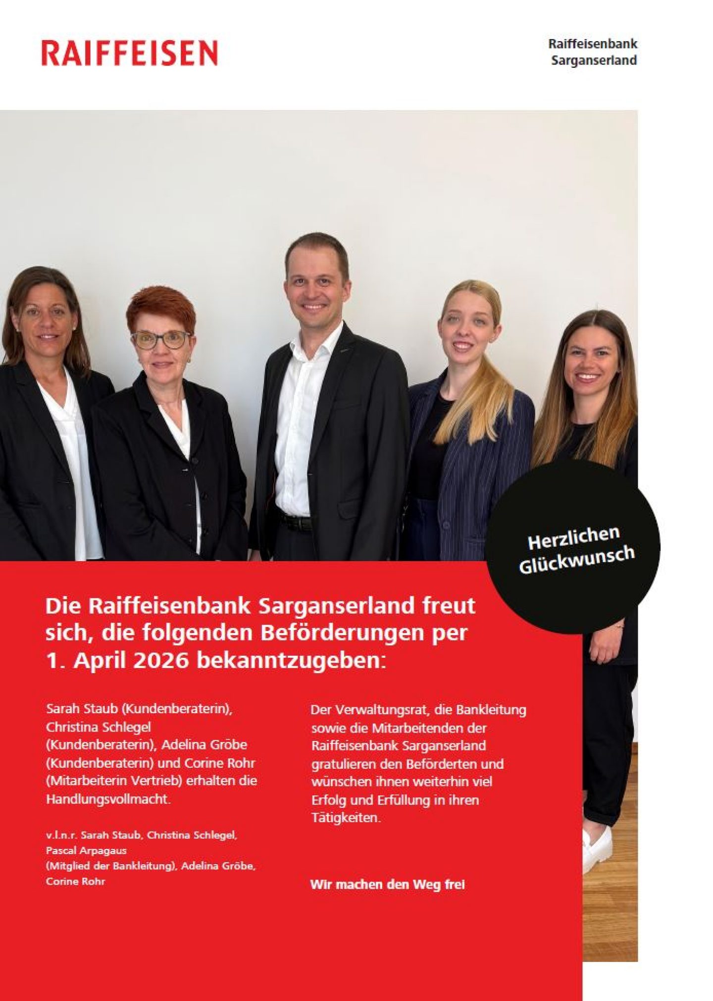 Beförderungen