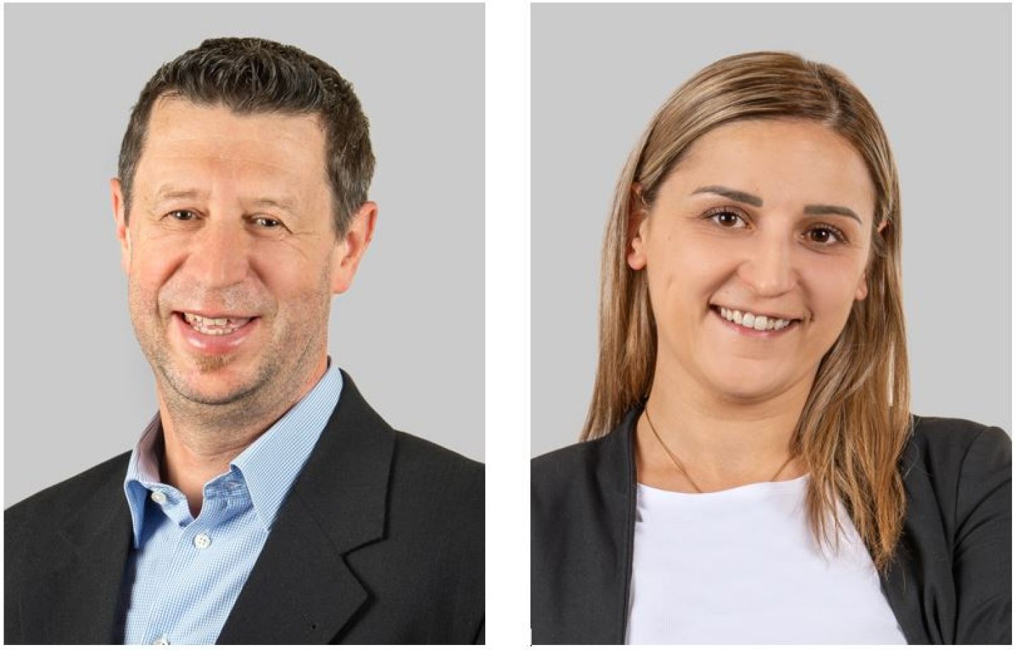 Martin Schlegel (links) und Stephanie Wälti-Kaiser (rechts)