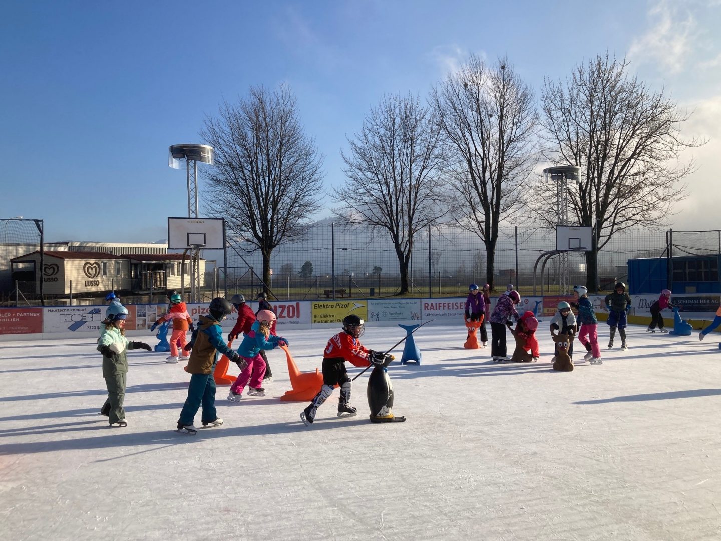 Spass auf dem Eis