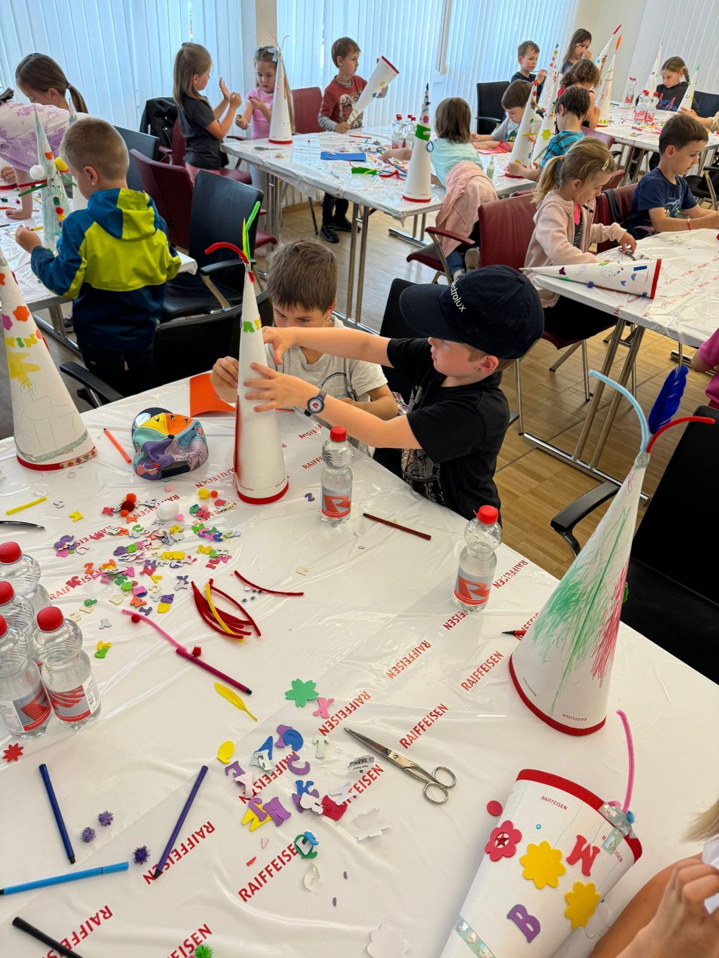 Die Kinder bewiesen viel Kreativität.