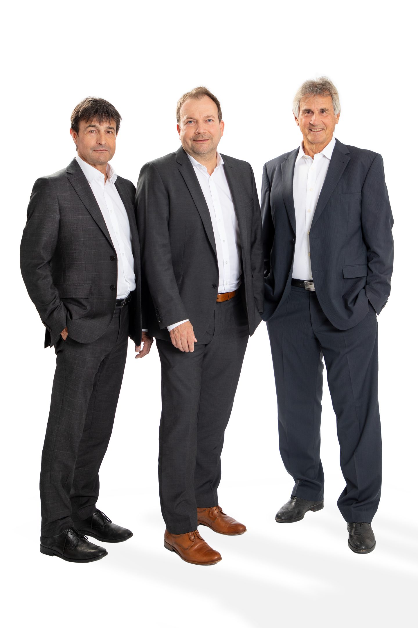 von links: Heinz Bösch, Marcel Lüscher, René Stocker