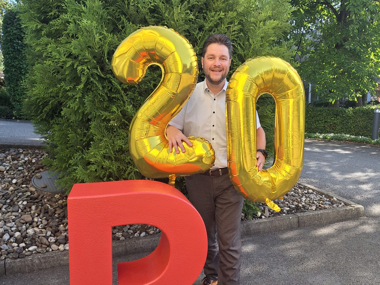 Thomas Beck feiert 20-jähriges Jubiläum bei Raiffeisen
