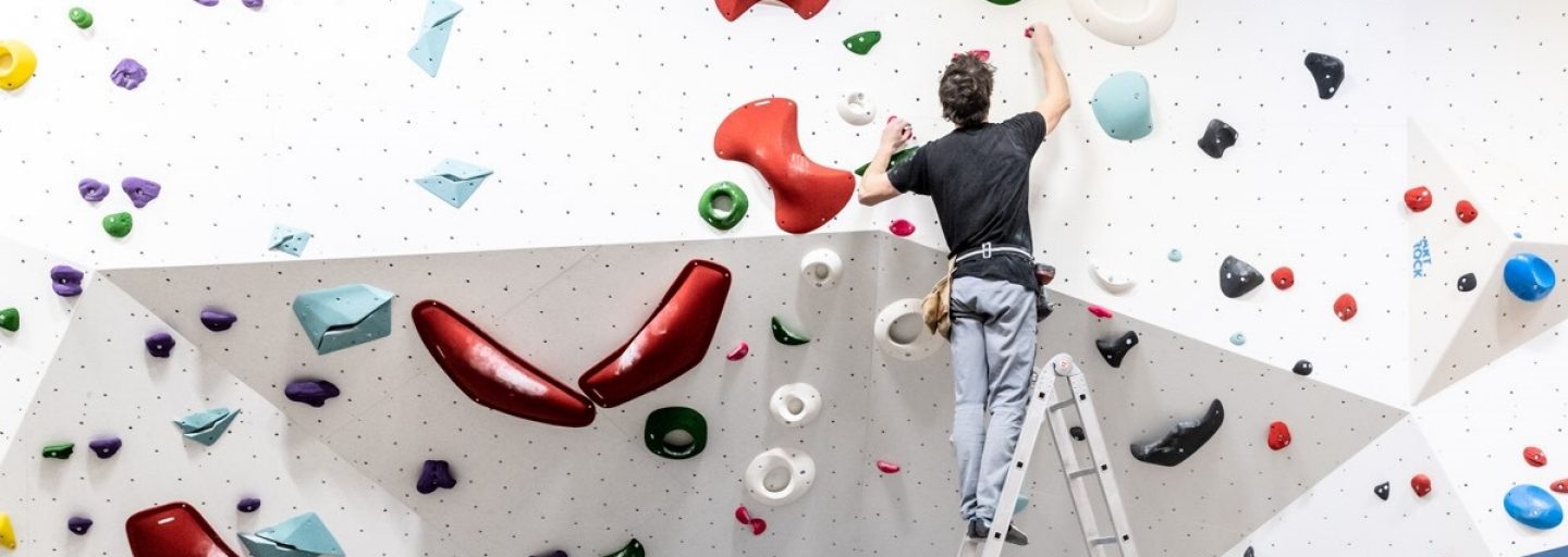 Eine neue Boulderhalle entsteht - Ende März 2021