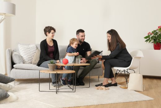  Blick in die Wohnstube