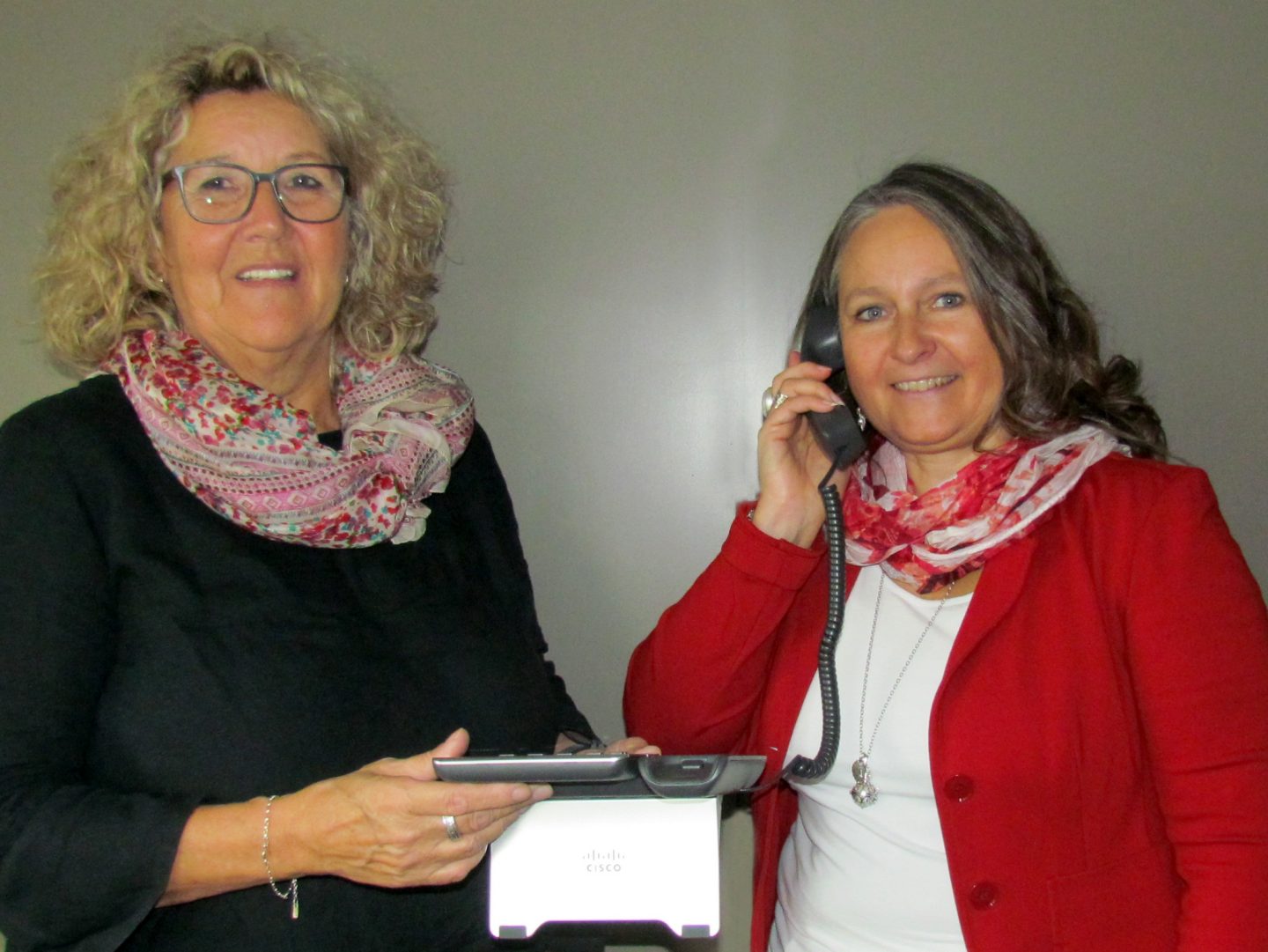 Trix Röthlisberger und Barbara Stooss