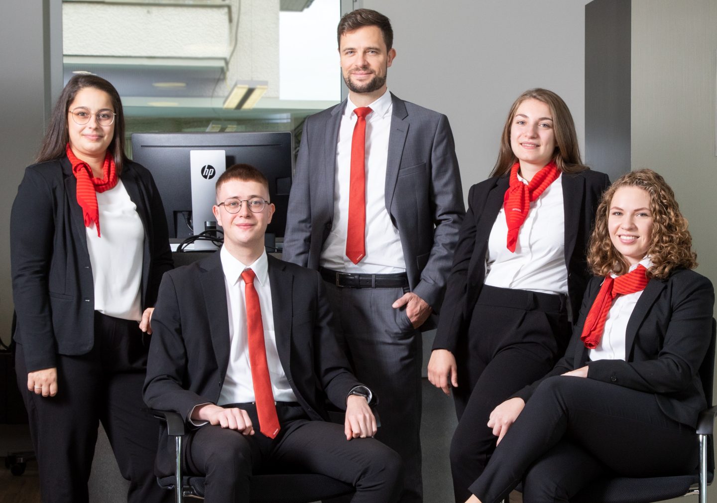 Team von Links nach rechts: Sofia De Vitis - Jordan Merlino -  Christoph Bigler - Laura Fanetti - Nadja Baumann