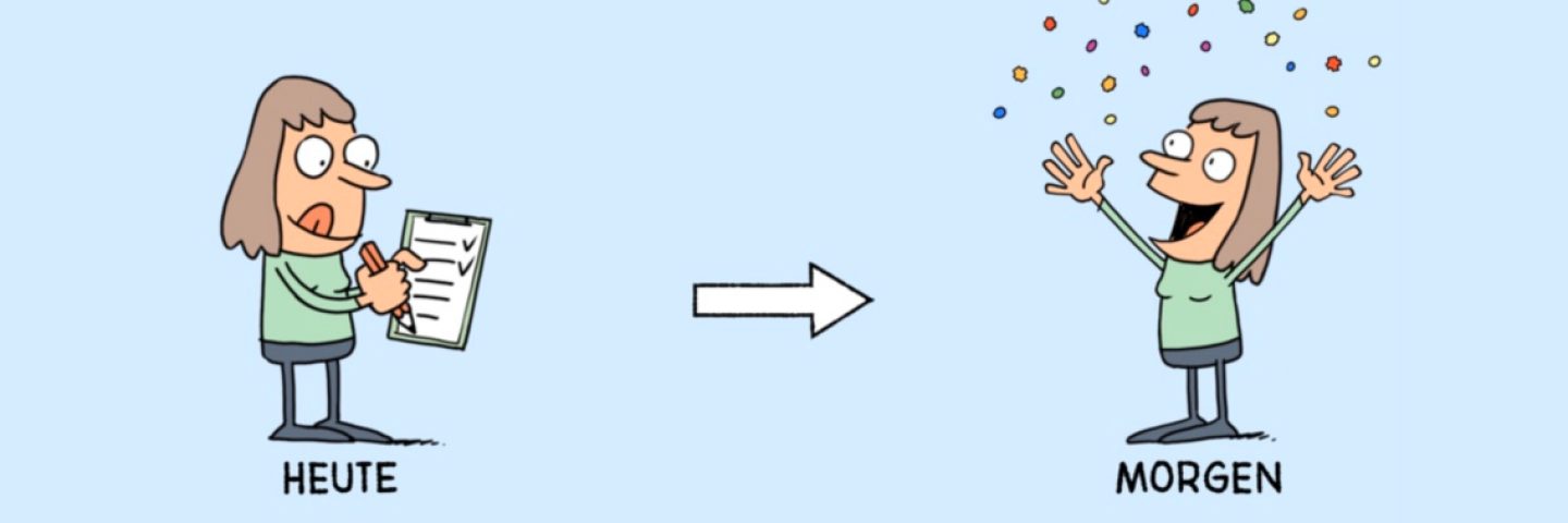 Heute Pläne, morgen Konfetti