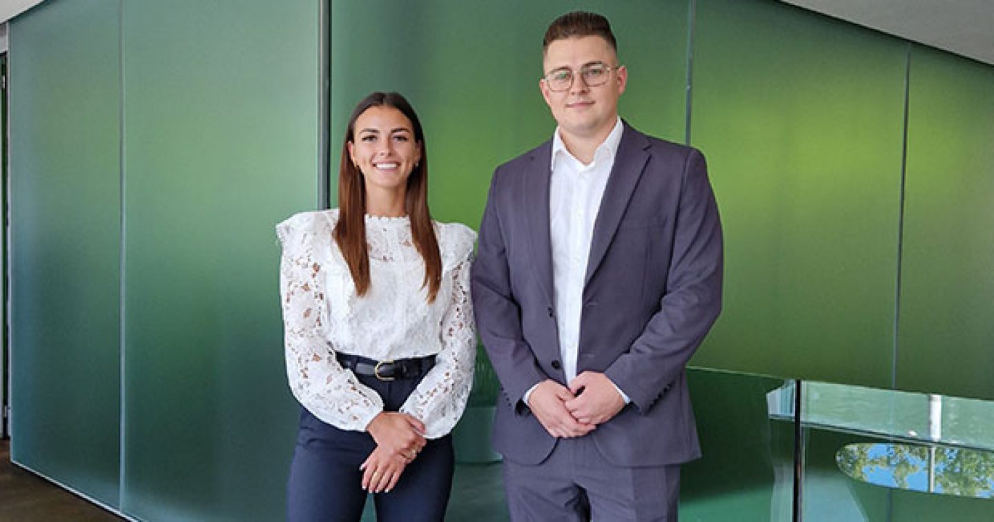 Trainee Lise und Dejan