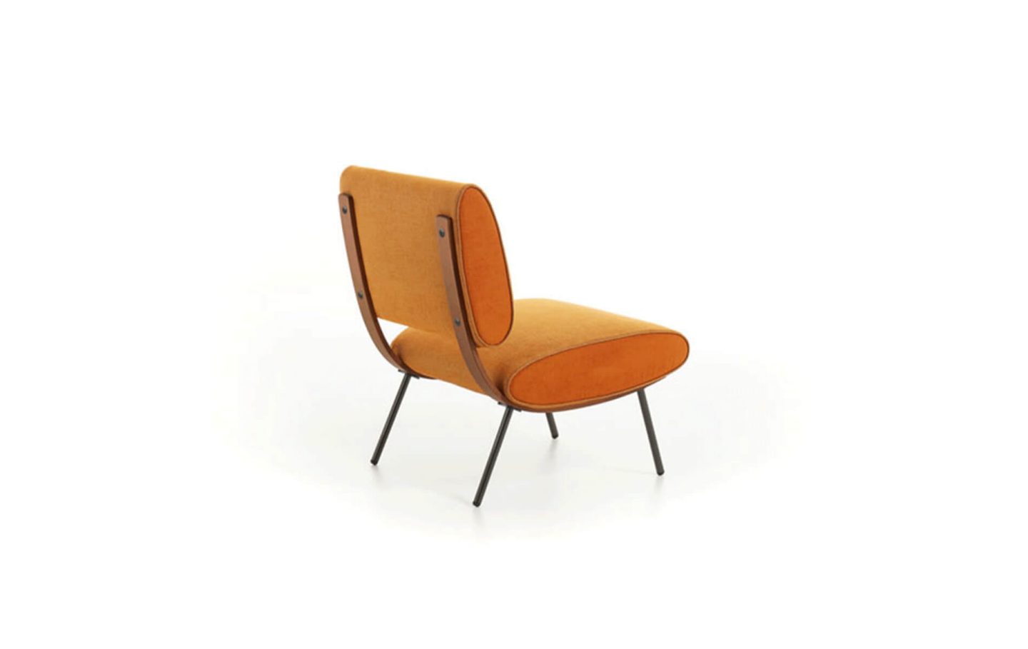 Der Sessel «Round D.154.5» wurde von Gio Ponti 1954 entwickelt. Nun legt Molteni den Sessel in einer Überarbeitung wieder auf. Bild: Molteni
