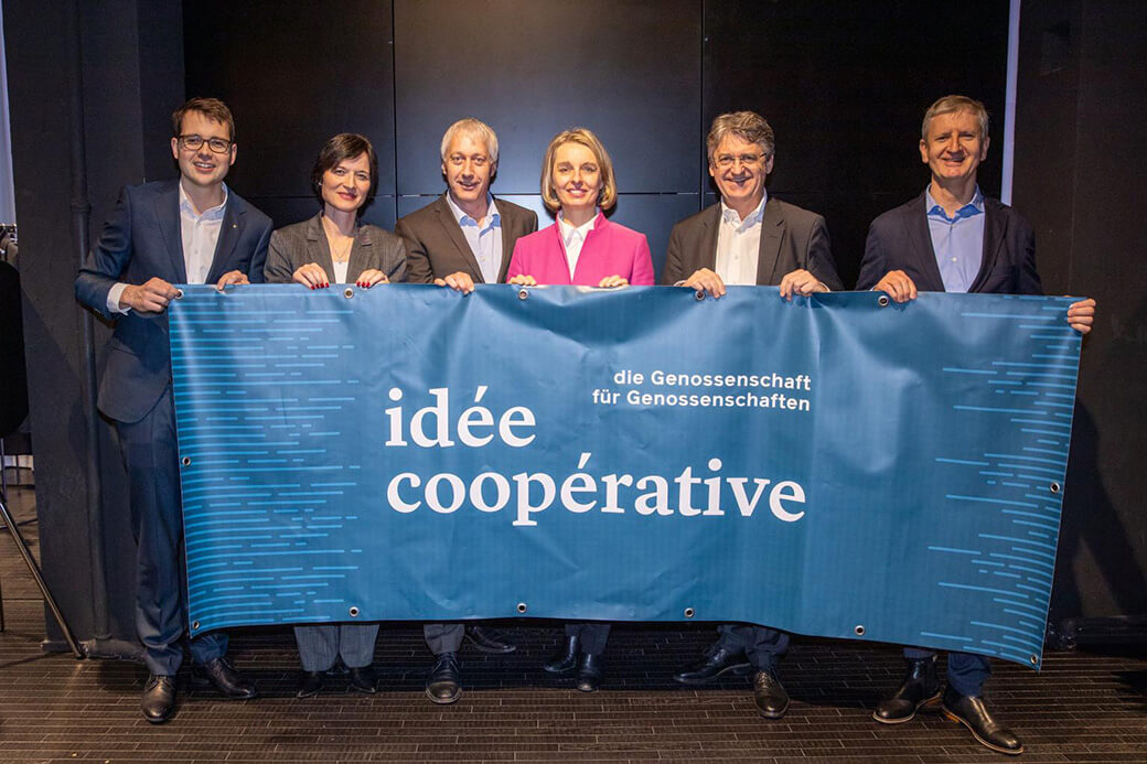 Die Vorstandsmitglieder der Idée Coopérative.