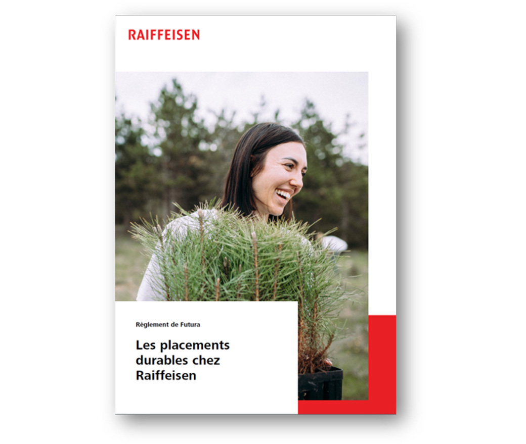 Brochure «Les placements durables chez Raiffeisen: règlement Futura»